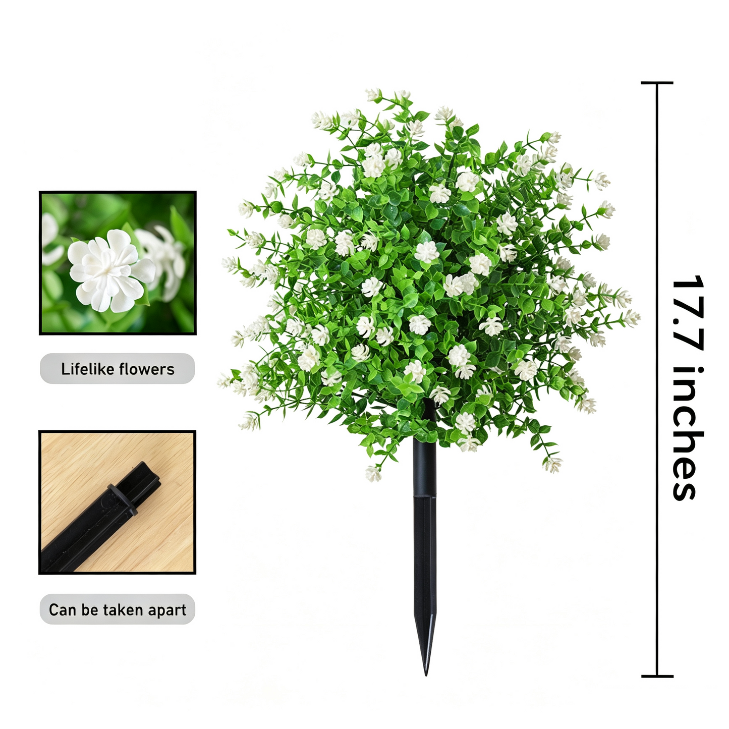 đžArtificial potted trees with ground stakes