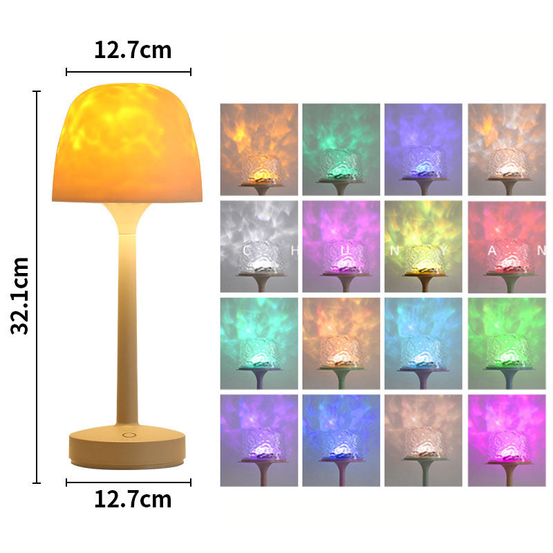 Water Ripple -ympäristöpöytävalaisin