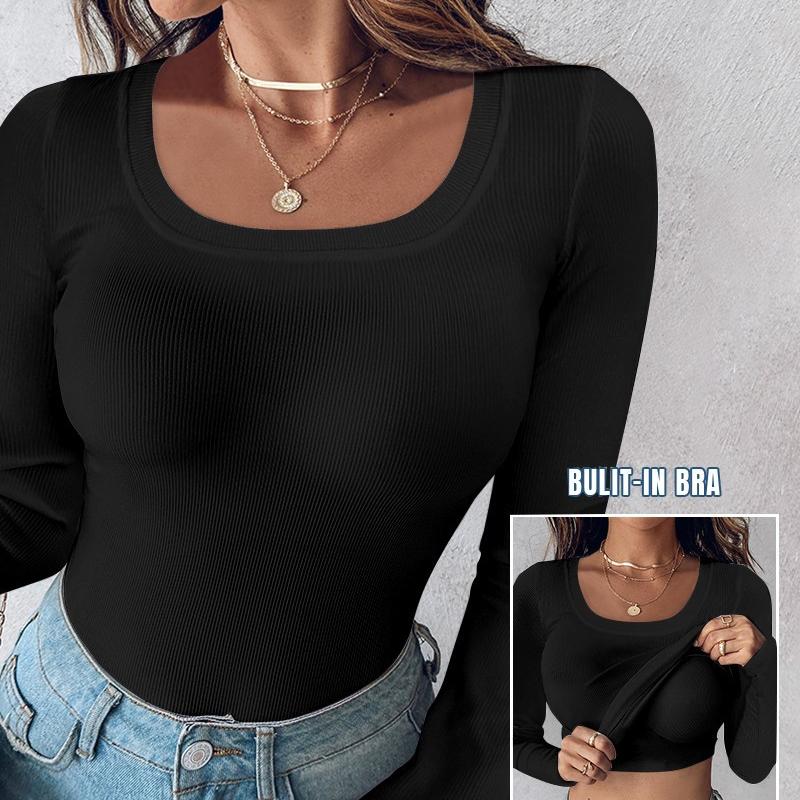 Sisäänrakennetut pitkähihaiset rintaliivit, ribbiresori elegantista kapeasta materiaalista💥