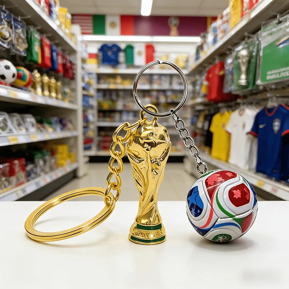 2026 FIFA World Cup (USA–Mexico–Canada) Keychain: Take the spirit of the game with you wherever you go ✨