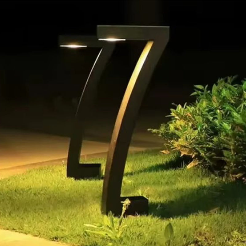 🔆Solar-Powered Courtyard 7-Shaped Ground Light🏡💡Highly efficient solar energy, weatherproof, no electricity costs💰