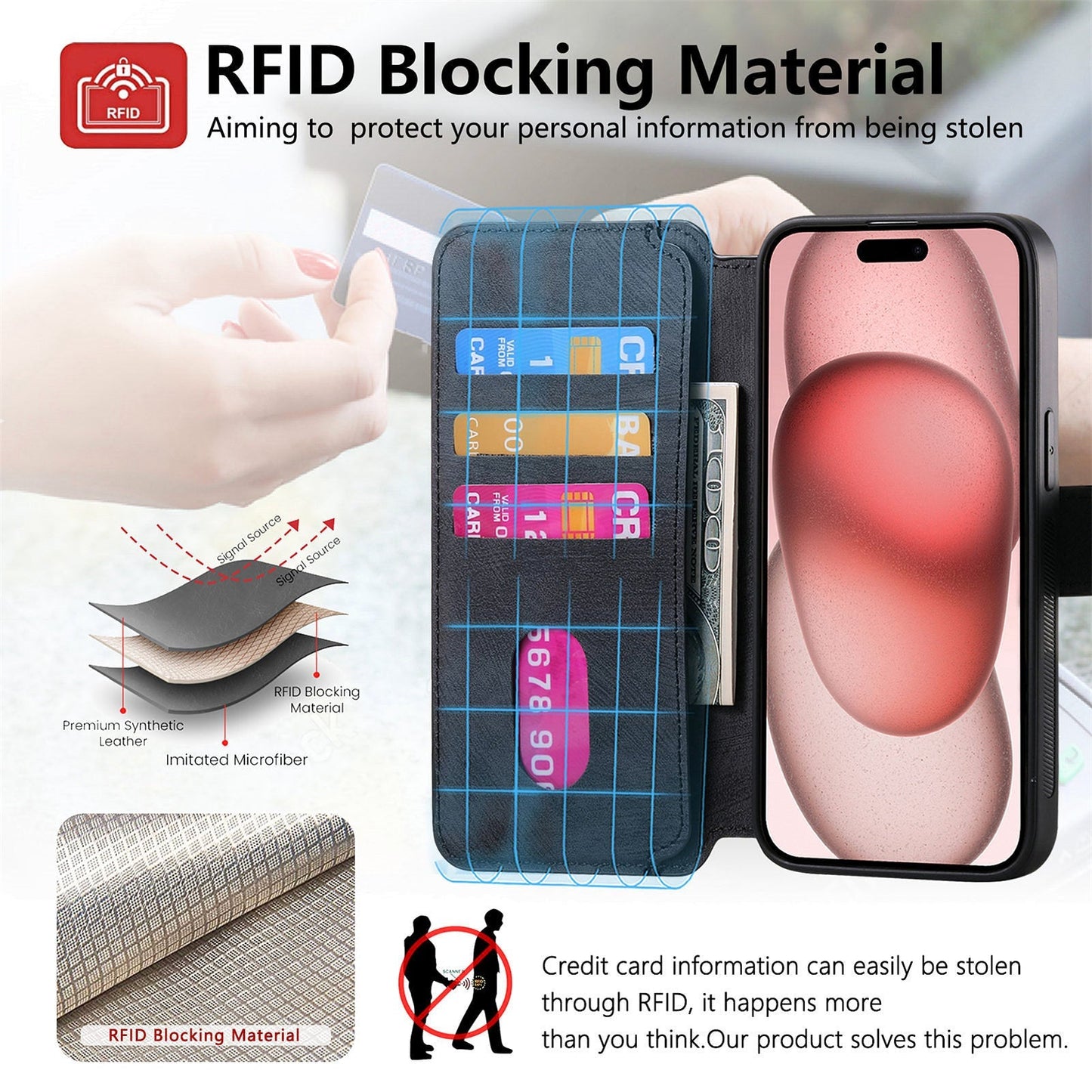 Detachable MagSafe 2-in-1 mobile phone case