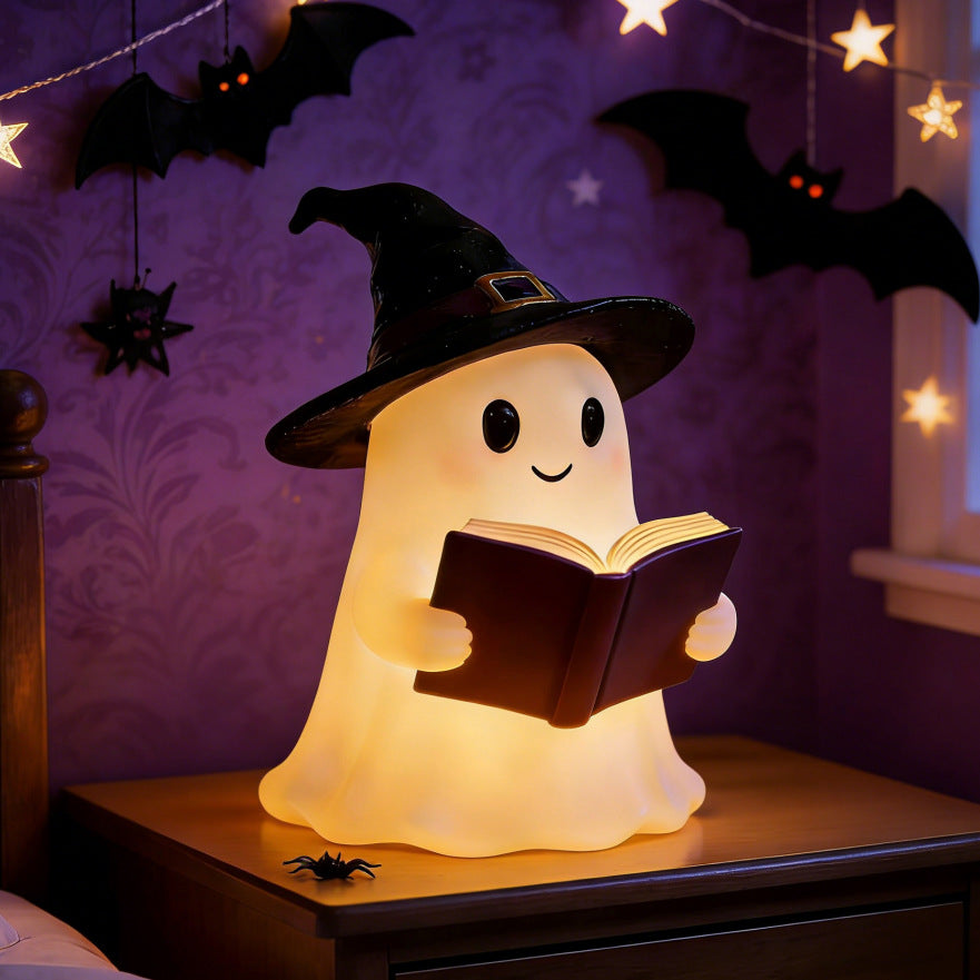 Halloween Ghost Guitar Night Light and Table Decoration