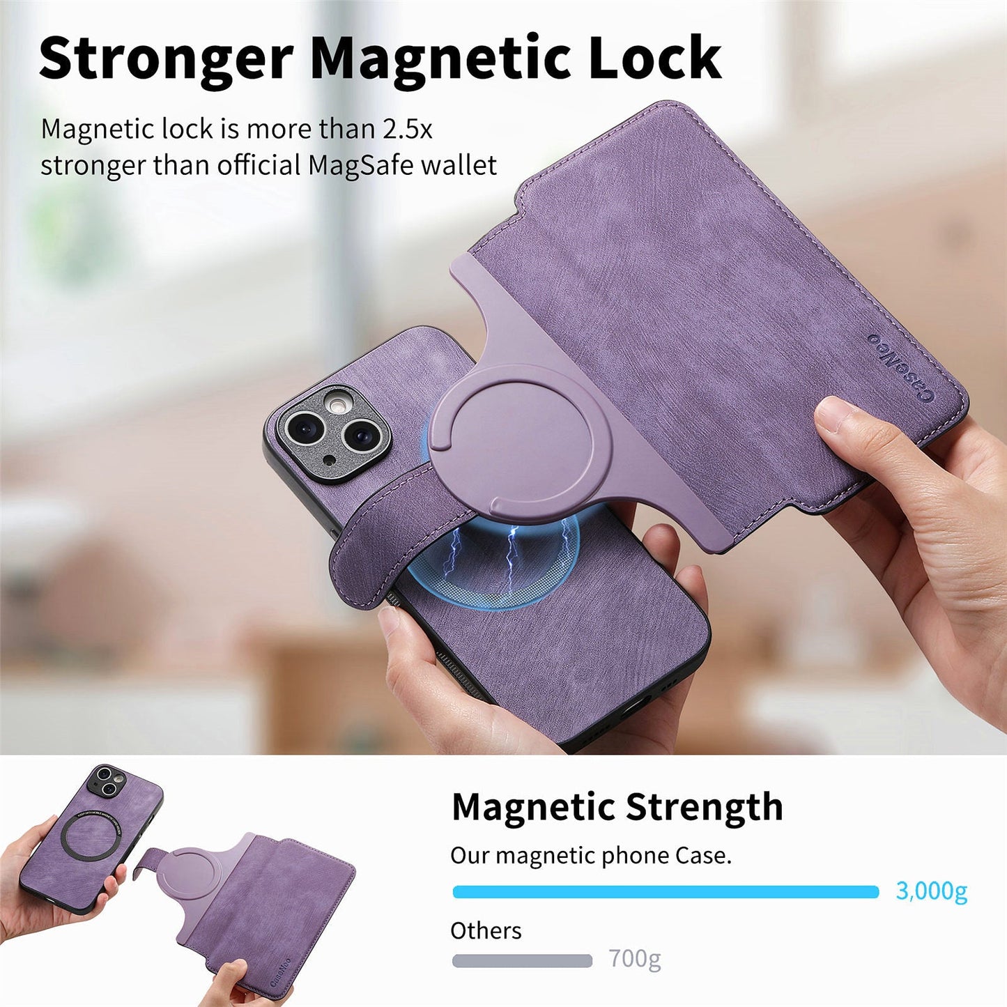 Detachable MagSafe 2-in-1 mobile phone case