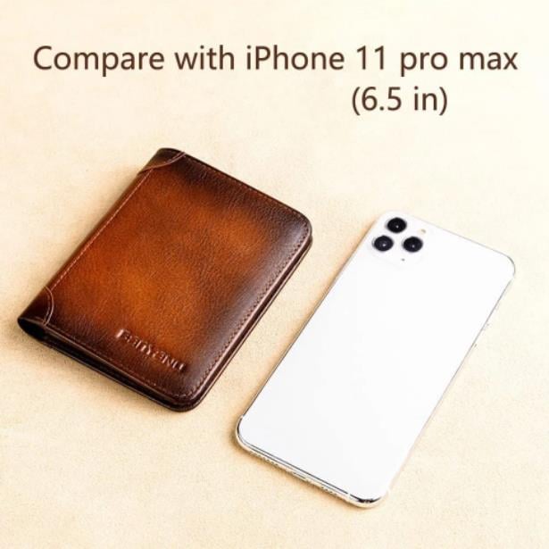 💼 LIMITED TIME 40% OFF! 🛡️ Genuine Leather RFID Blocking Wallet – Waterproof, Slim, Large Capacity 🔐