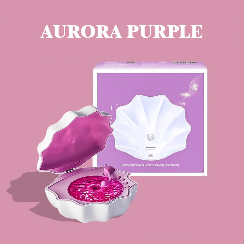 Enchanted Shell 3-in-1 Aurora Projector & Bluetooth Speaker