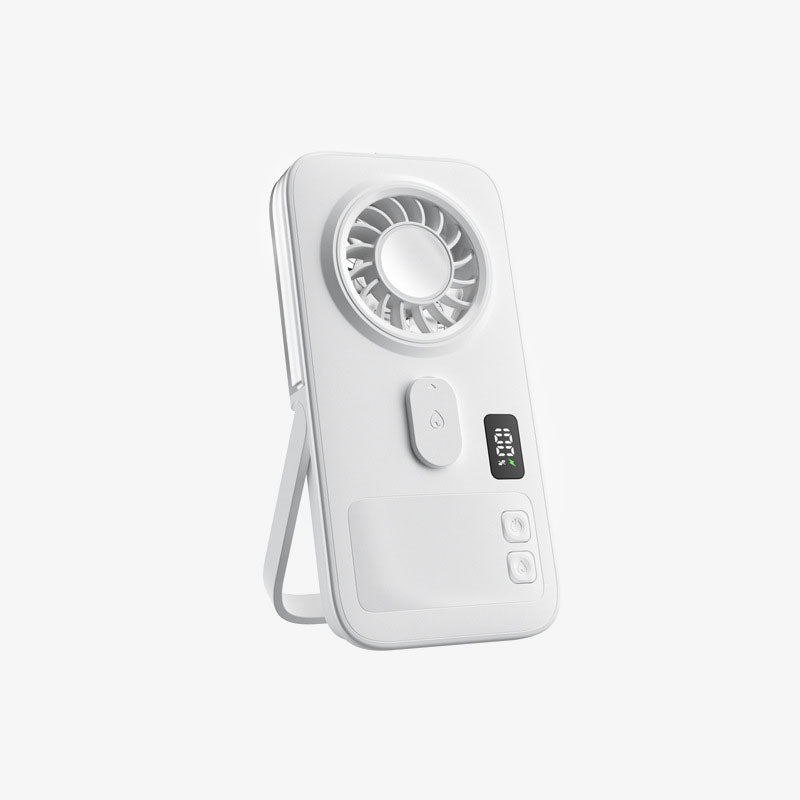 Portable handheld mist fan - for outdoor humidification and water replenishment