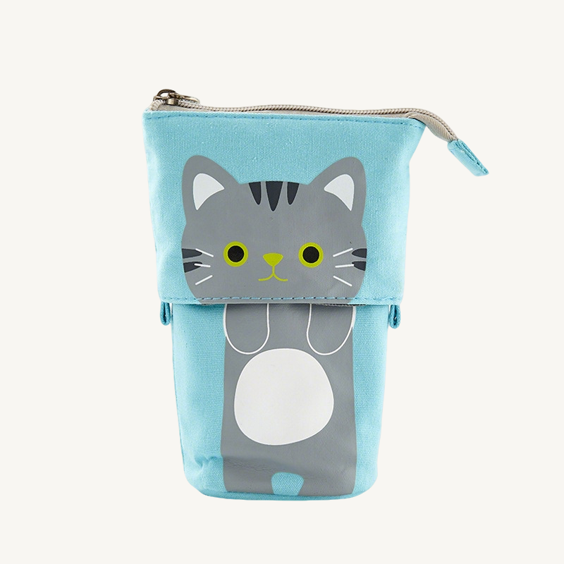 Adjustable Cat Canvas Pencil Case