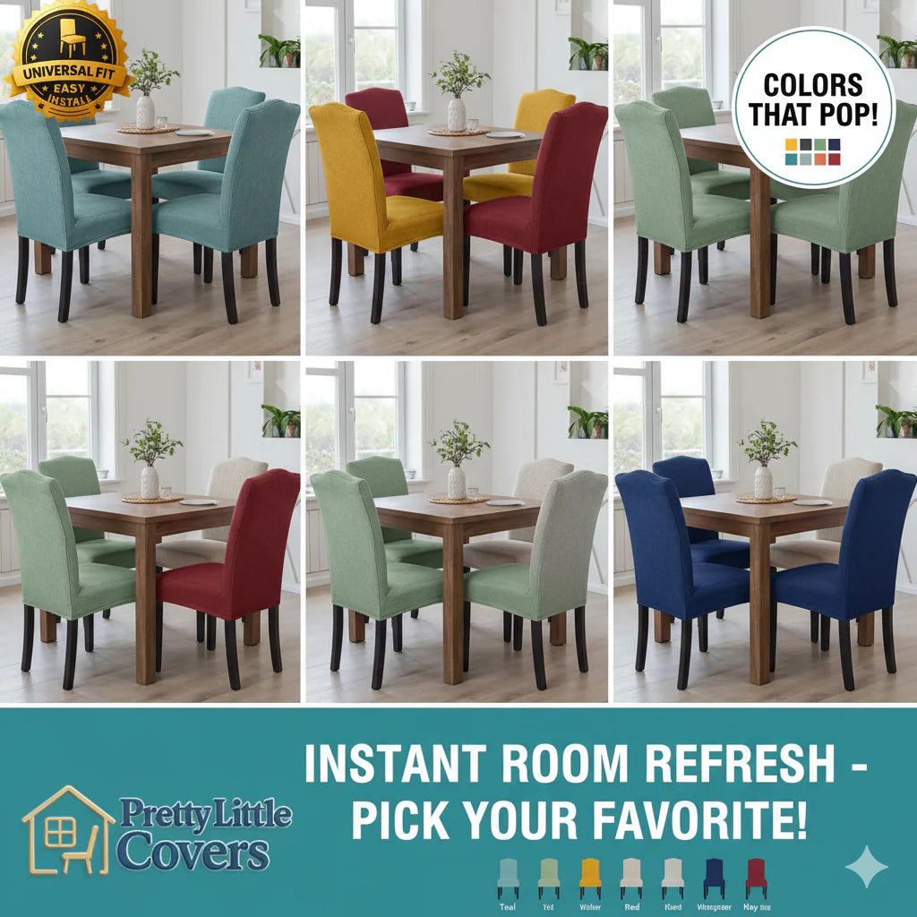 🪑Chair covers – give an old chair a fresh new look instantly!
