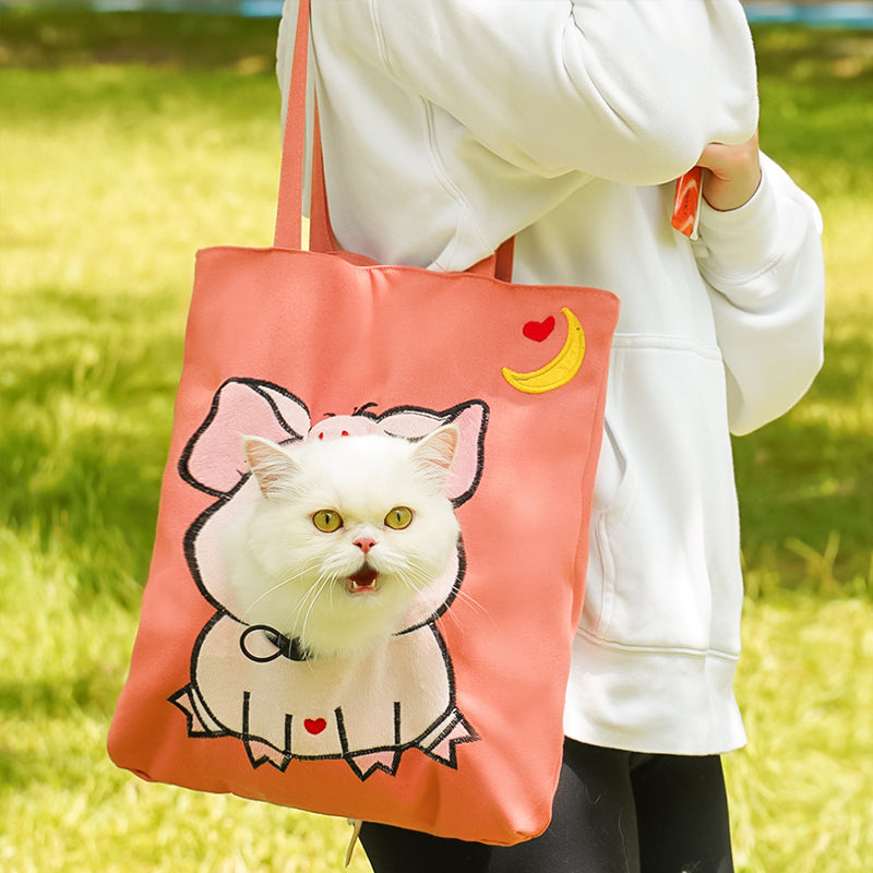 A playful pet carrier that feels ready for everyday outings
