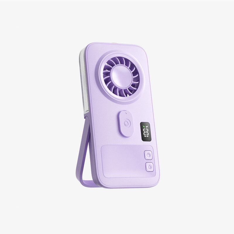 Portable handheld mist fan - for outdoor humidification and water replenishment