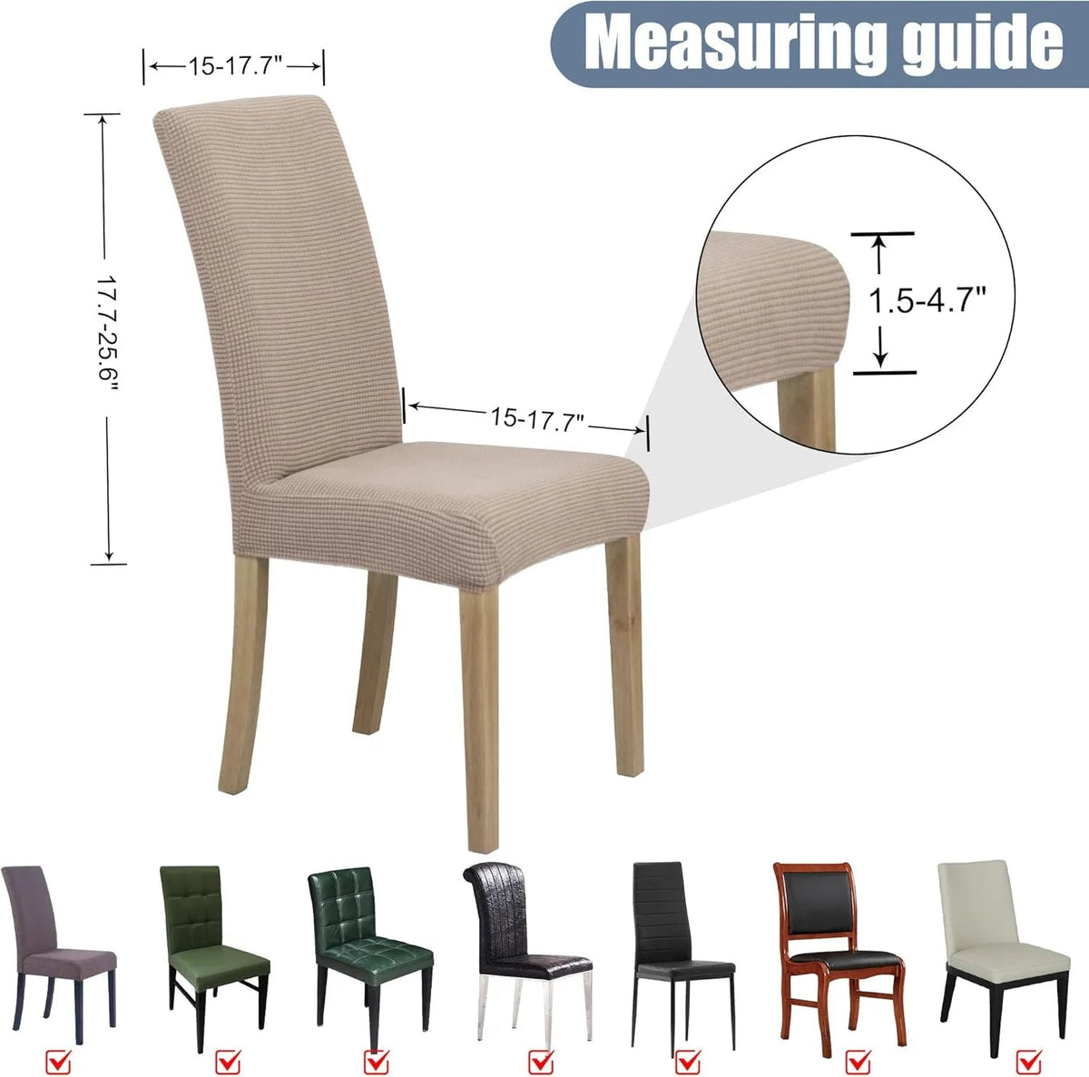 🪑Chair covers – give an old chair a fresh new look instantly!