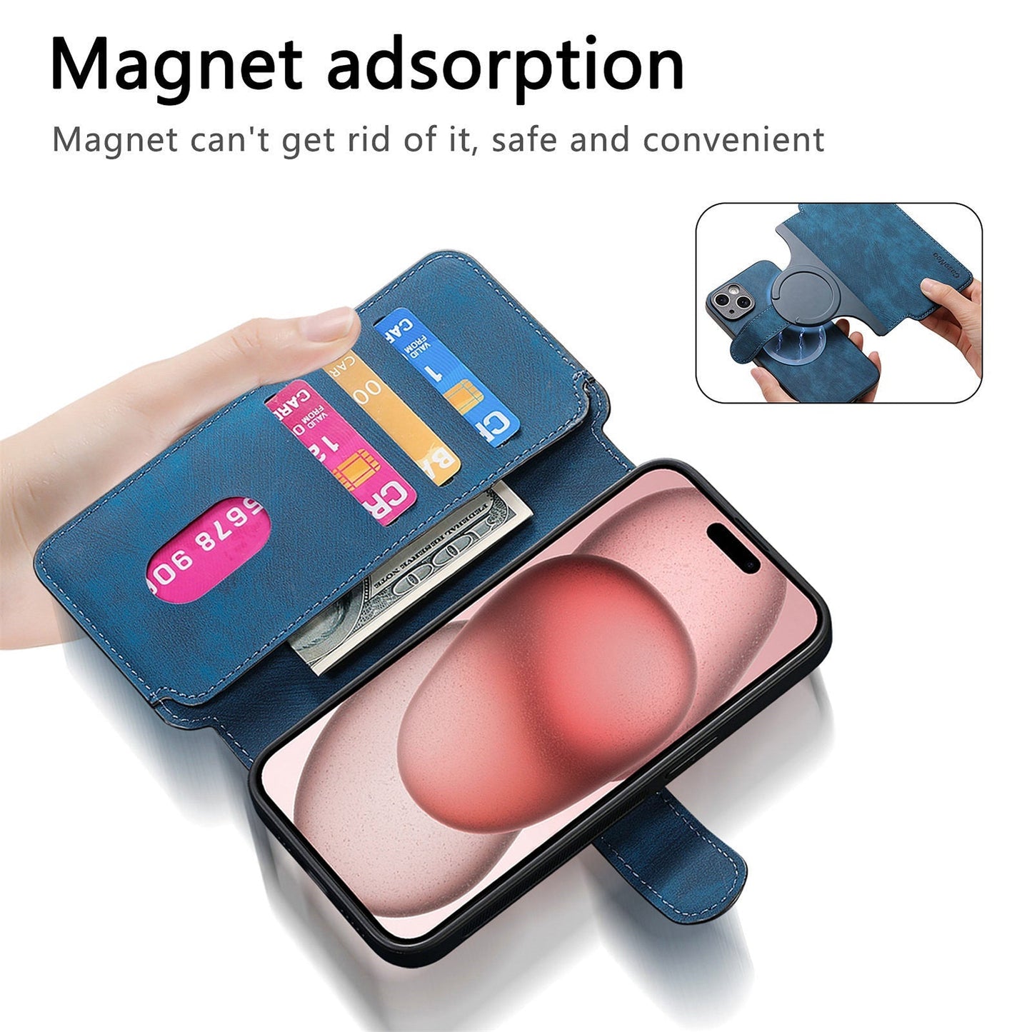 Detachable MagSafe 2-in-1 mobile phone case