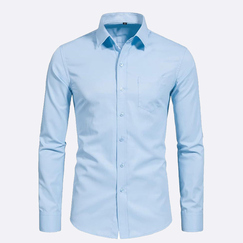 Silitystä vaativa venyvä pitkähihainen paita miehille