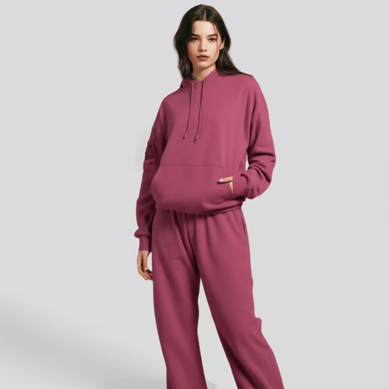 🔥VIIMEISEN PÄIVÄN ALENNUSMYYNTI - 50% POIS🎁Syksy/talvi Uusi yksivärinen pulloveri huppari - sisäänrakennettu silmänaamari