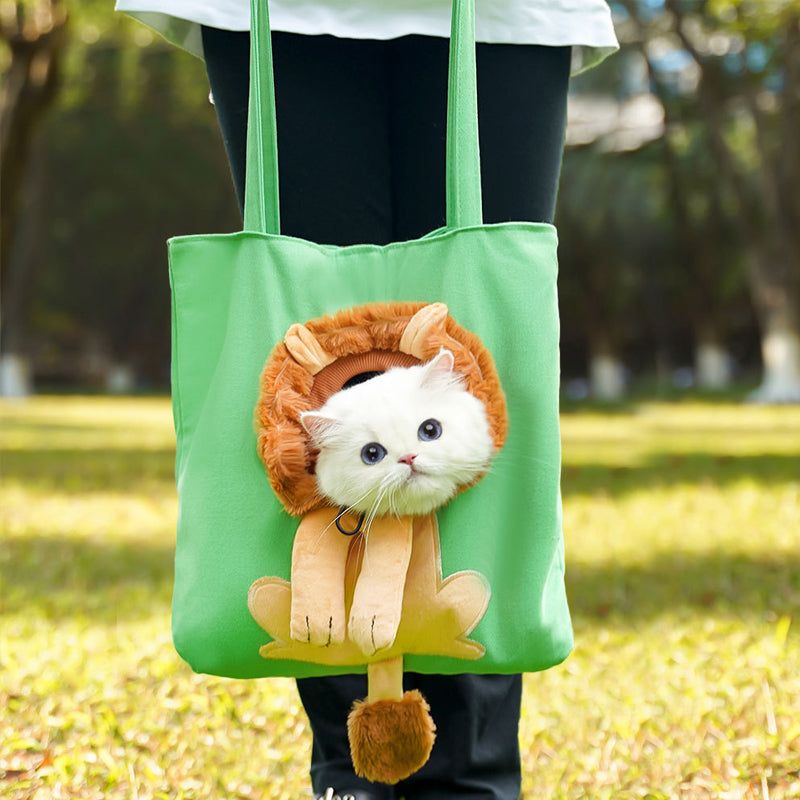 A playful pet carrier that feels ready for everyday outings