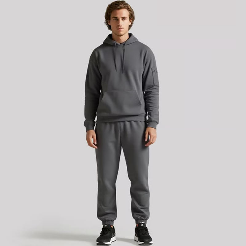 🔥VIIMEISEN PÄIVÄN ALENNUSMYYNTI - 50% POIS🎁Syksy/talvi Uusi yksivärinen pulloveri huppari - sisäänrakennettu silmänaamari