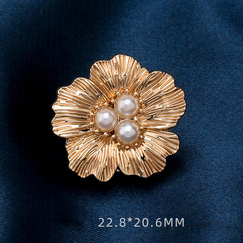 💎Buy 1 Get 1 Free🎁Rhinestone Pearl Button Clip for Suits, Shirts, Cuffs, and Collars
