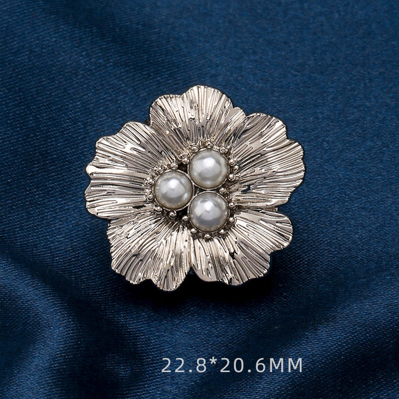 💎Buy 1 Get 1 Free🎁Rhinestone Pearl Button Clip for Suits, Shirts, Cuffs, and Collars