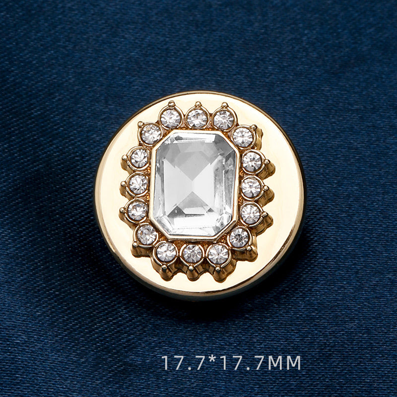 💎Buy 1 Get 1 Free🎁Rhinestone Pearl Button Clip for Suits, Shirts, Cuffs, and Collars