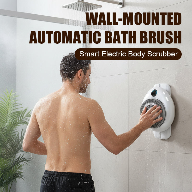 Wall-Mounted Automatic Bath Brush – Smart Electric Body Scrubber 🚿✨