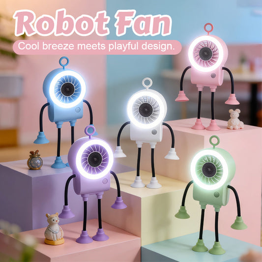 🤖 Robot Fan - Cool breeze meets playful design. Stay cool in style.