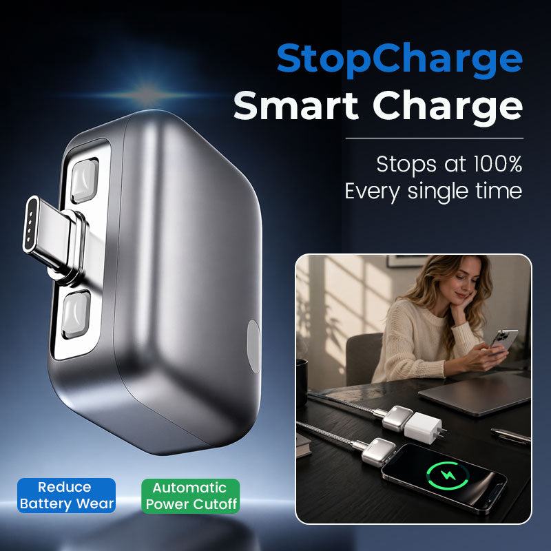 Smart Auto Stop Charging Adapter - Protect Your Battery While You Sleep