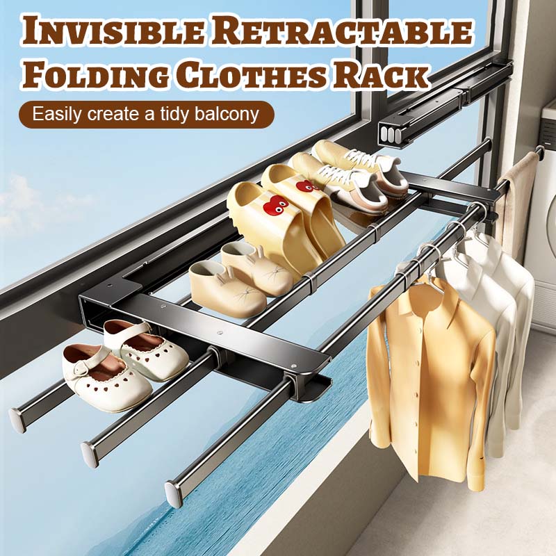 Taitettava Säädettävä Pyykinkuivausteline 🌤