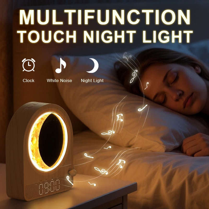 🌙Kuun ja tähdenlennon matka - Monitoiminen kosketusyövalo✨