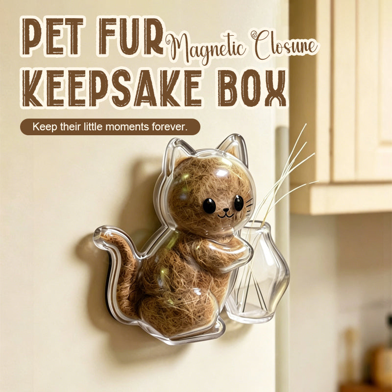Pet Fur Keepsake Box — Magnetic Closure