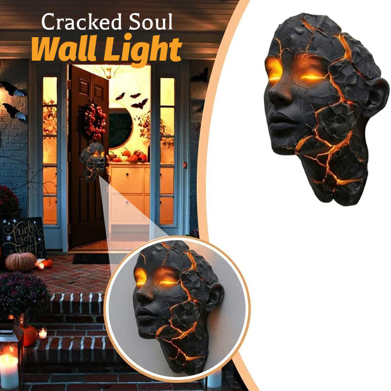 🕯️ Cracked Soul Wall Light