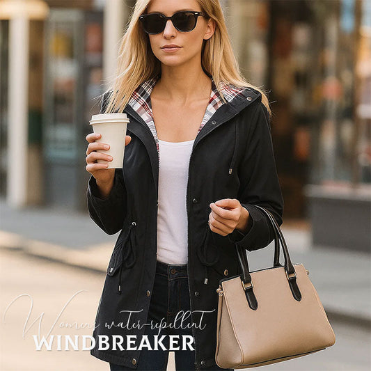 Naisten vettä hylkivä tuulitakki