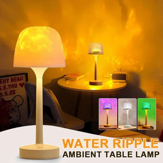 Water Ripple -ympäristöpöytävalaisin