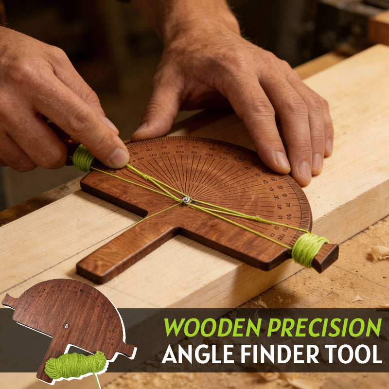 Wooden Precision Angle Finder Tool