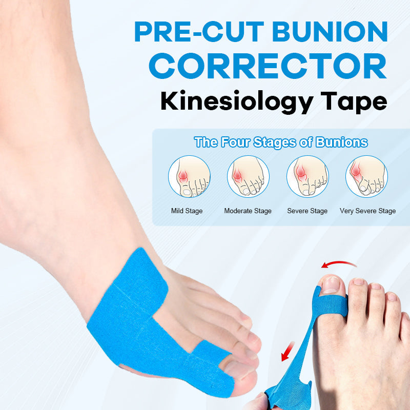 Pre-Cut Bunion Support Patches — Invisible, Shoe-Compatible Fit for Everyday Comfort and Foot Correction