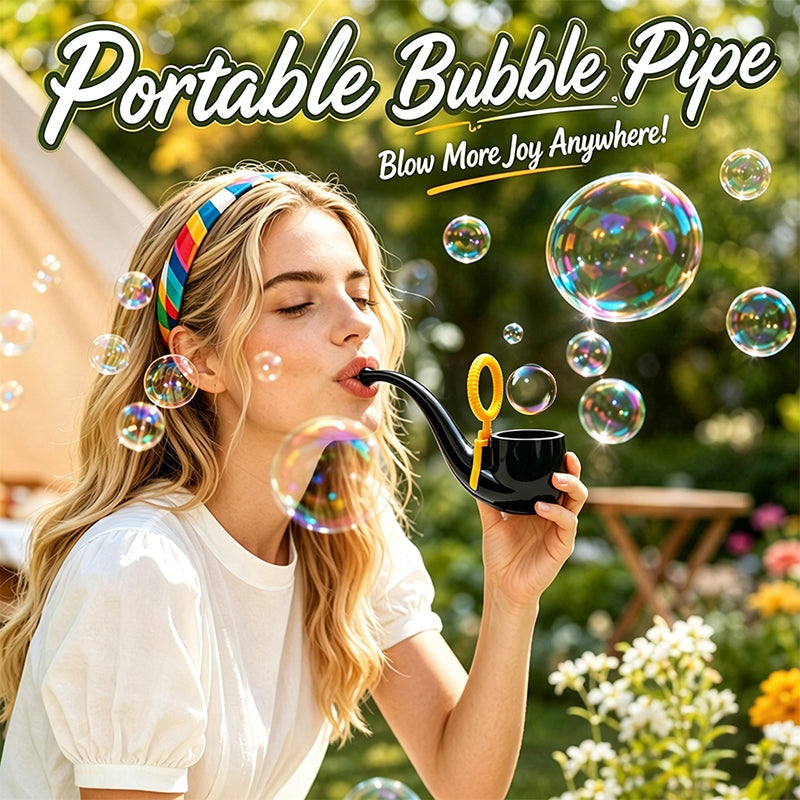 Trendy & Fun Portable Soap Bubble Pipe