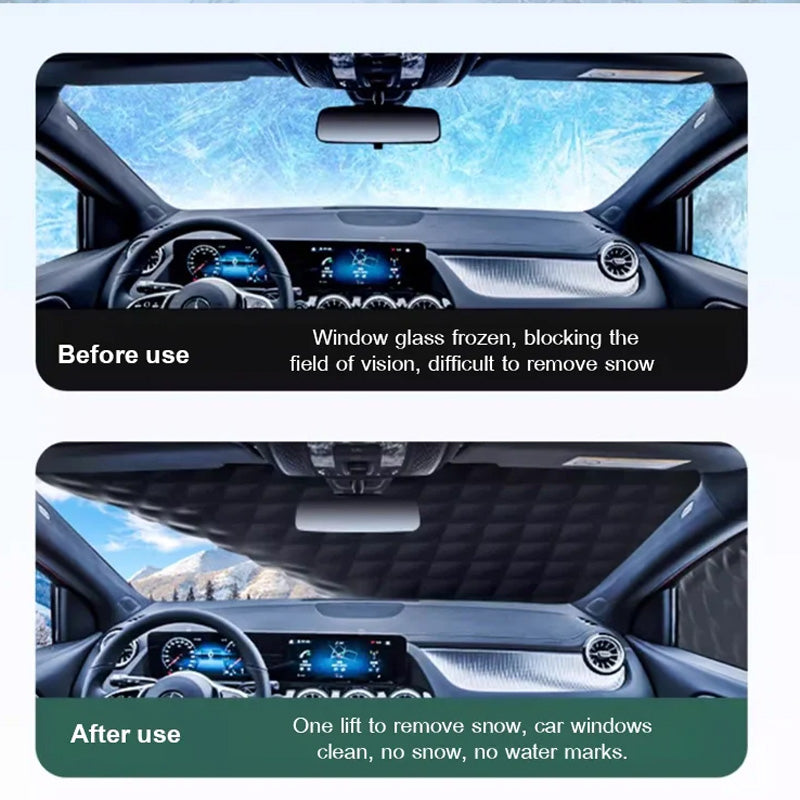 Magneettinen auton lumisuoja