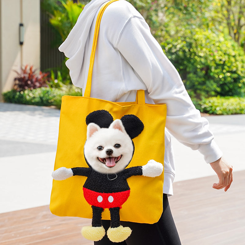 A playful pet carrier that feels ready for everyday outings