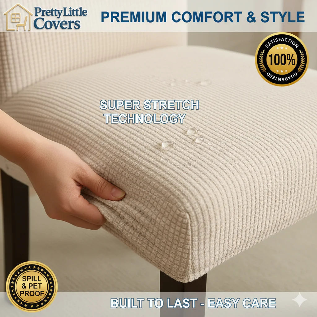 🪑Chair covers – give an old chair a fresh new look instantly!