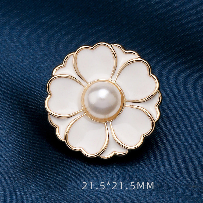💎Buy 1 Get 1 Free🎁Rhinestone Pearl Button Clip for Suits, Shirts, Cuffs, and Collars