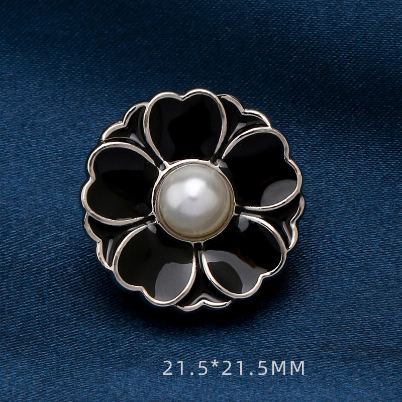 💎Buy 1 Get 1 Free🎁Rhinestone Pearl Button Clip for Suits, Shirts, Cuffs, and Collars