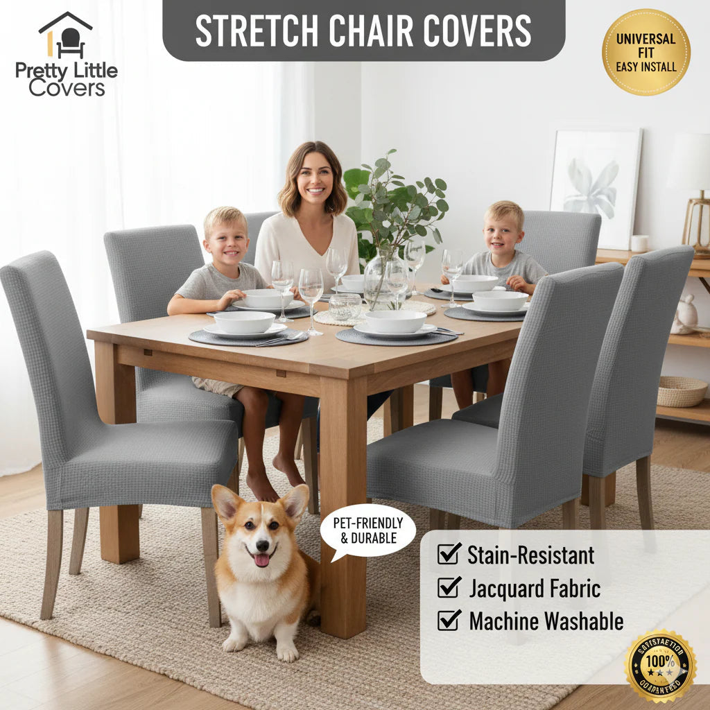 🪑Chair covers – give an old chair a fresh new look instantly!