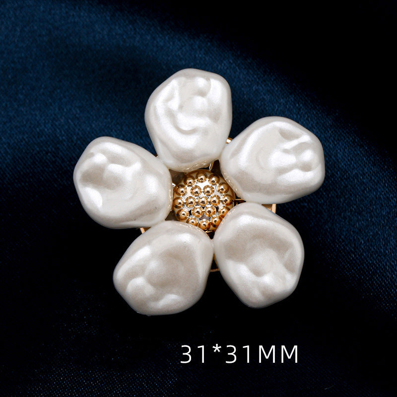 💎Buy 1 Get 1 Free🎁Rhinestone Pearl Button Clip for Suits, Shirts, Cuffs, and Collars