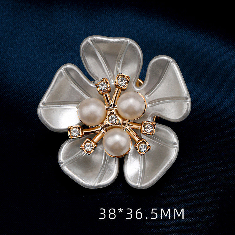 💎Buy 1 Get 1 Free🎁Rhinestone Pearl Button Clip for Suits, Shirts, Cuffs, and Collars