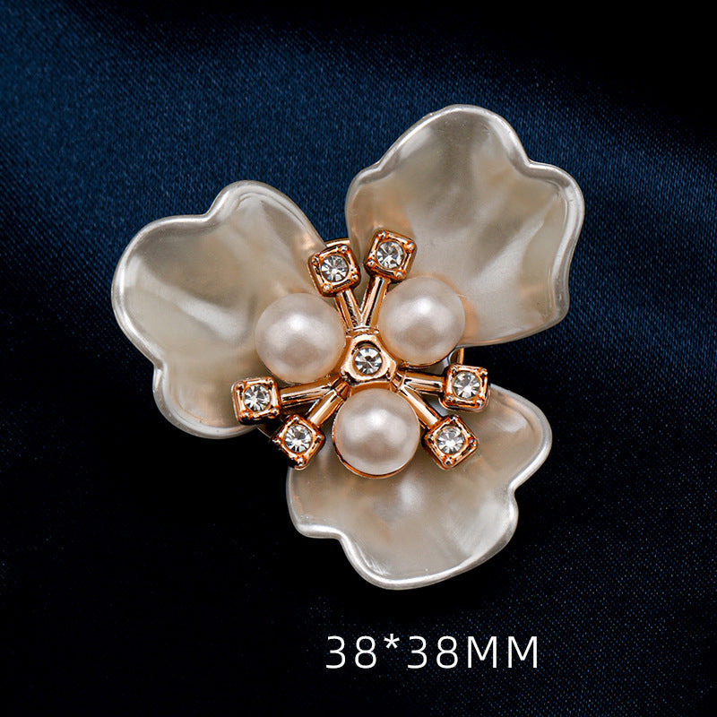 💎Buy 1 Get 1 Free🎁Rhinestone Pearl Button Clip for Suits, Shirts, Cuffs, and Collars