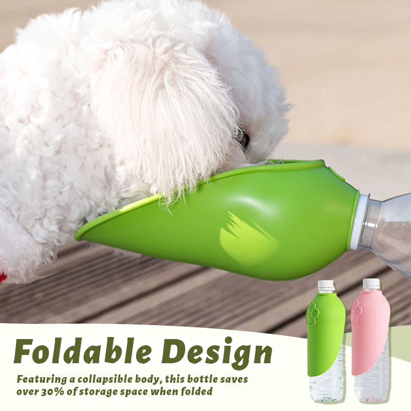 Portable Dog Water Bottle – Leak Proof & Foldable for Travel, Walking & Hiking