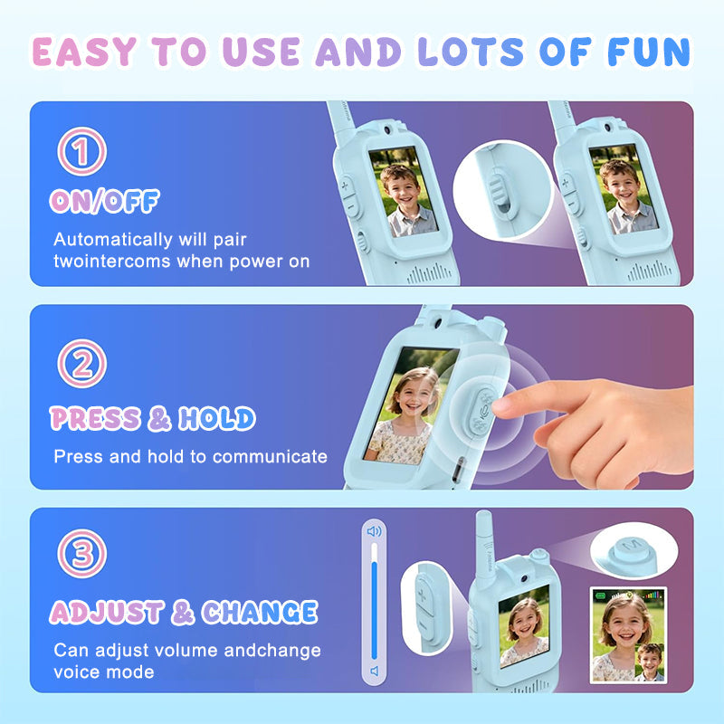 🌟Lasten videoradiopuhelin