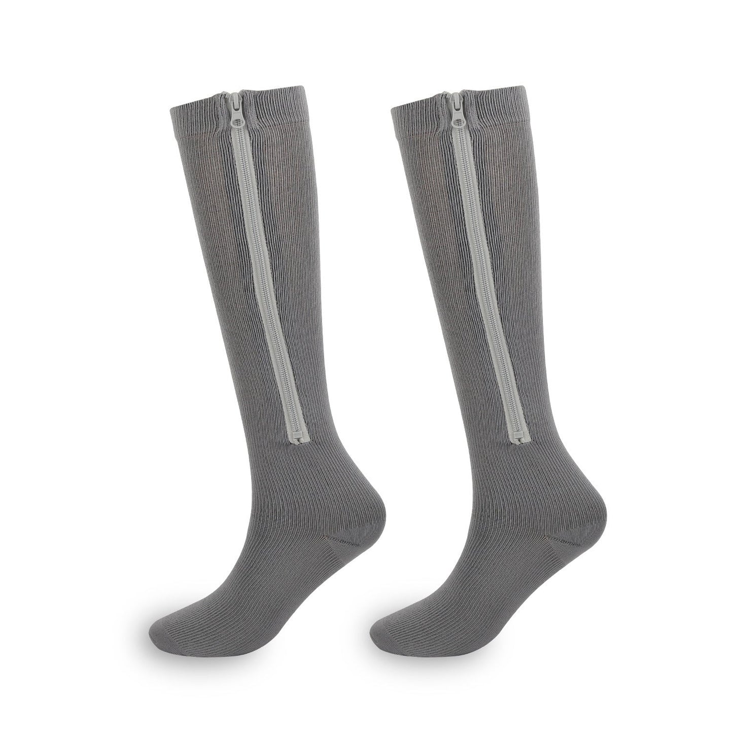 Innovative Side-Zip Athletic Support Socks – Easy Wear Compression Hose