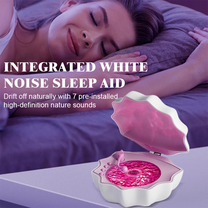 Enchanted Shell 3-in-1 Aurora Projector & Bluetooth Speaker