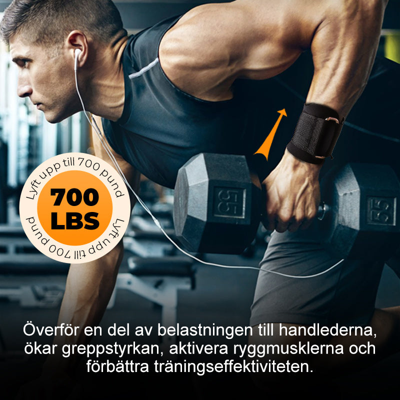 Kestävät Painonnostohihnat Rannekoukkuilla